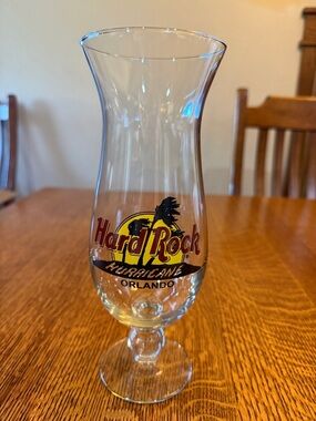 Hard Rock Cafe Orlando Hurricane Glass